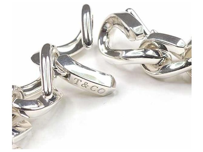 Bracciale a maglie medio Tiffany & Co. Argento - vista 4