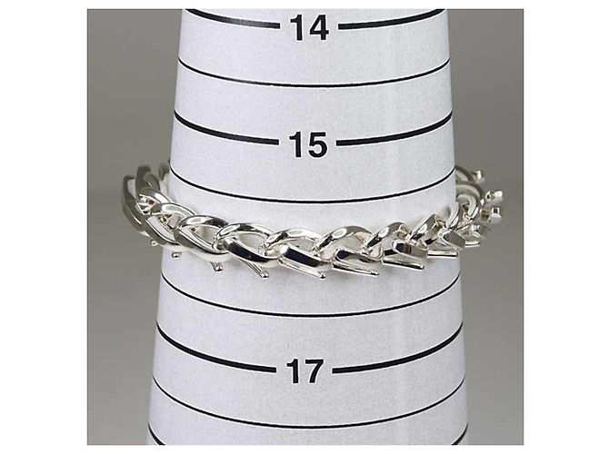 Bracciale a maglie medio Tiffany & Co. Argento - vista 6