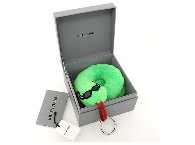 Portachiavi Serpente Balenciaga in Verde - vista 2