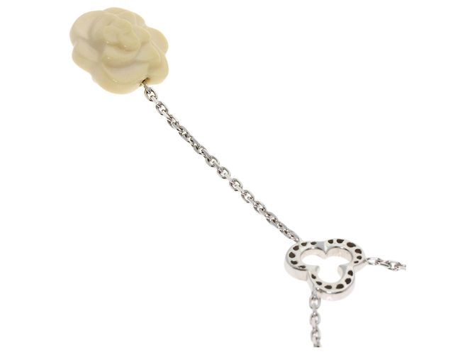 Collar de Diamante Camelia de Chanel en Oro Blanco de 18K - vista 2