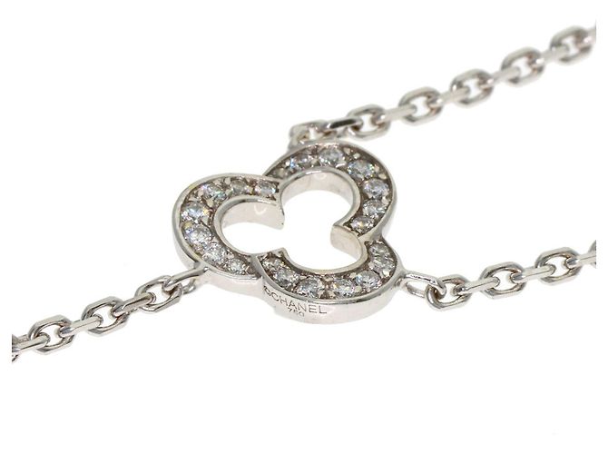 Collar de Diamante Camelia de Chanel en Oro Blanco de 18K - vista 6