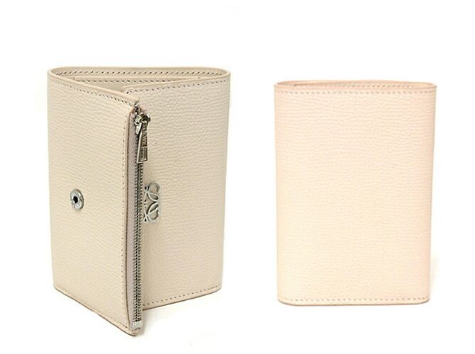 Portafoglio Verticale Anagram Loewe Beige - vista 5