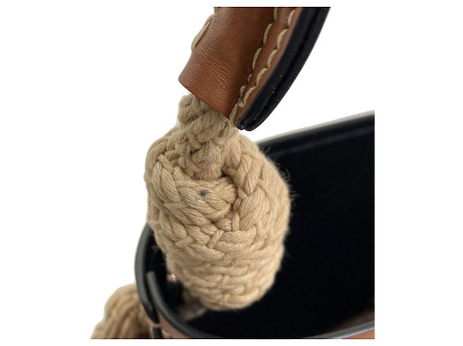Borsa a Spalla Tambour Bucket 1BE050 di Prada Marrone - vista 13