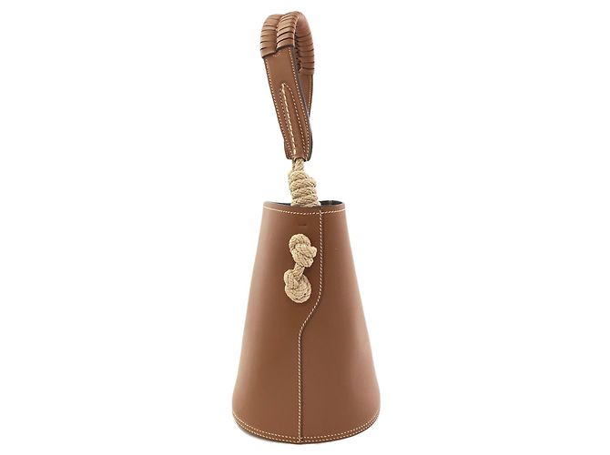 Borsa a Spalla Tambour Bucket 1BE050 di Prada Marrone - vista 3