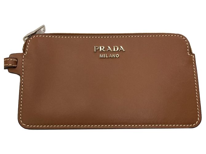Borsa a Spalla Tambour Bucket 1BE050 di Prada Marrone - vista 9