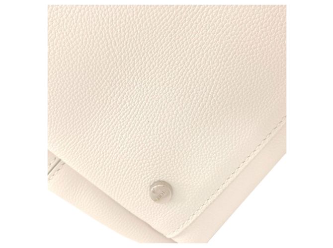 Bolsa tote de couro com design simples da Tod's Branco - vista 11