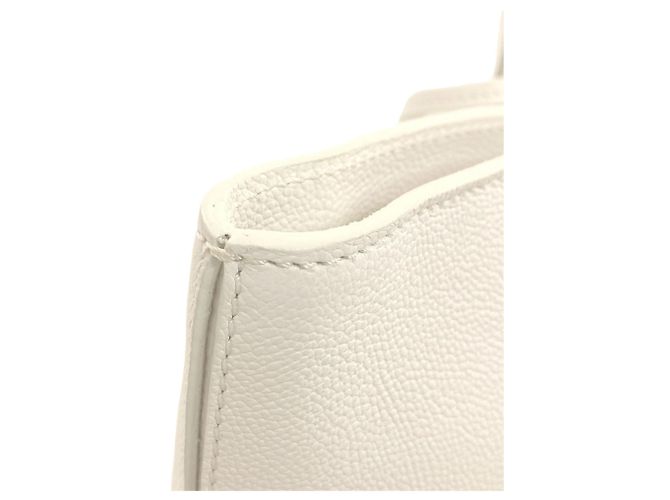 Bolsa tote de couro com design simples da Tod's Branco - vista 12