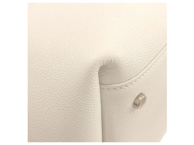 Bolsa tote de couro com design simples da Tod's Branco - vista 18