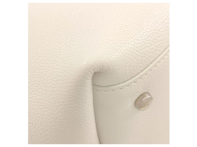 Bolsa tote de couro com design simples da Tod's Branco - vista 20