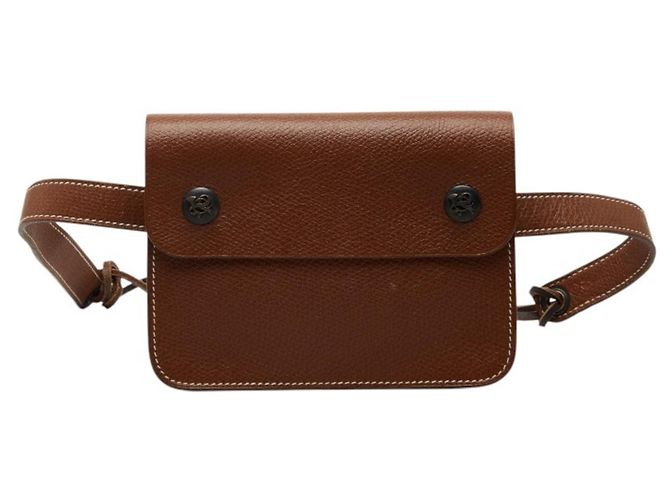 Trim Pochette Fanny Pack Verde Hermès Marrone - vista 2
