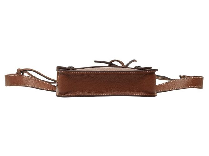 Trim Pochette Fanny Pack Verde Hermès Marrone - vista 4