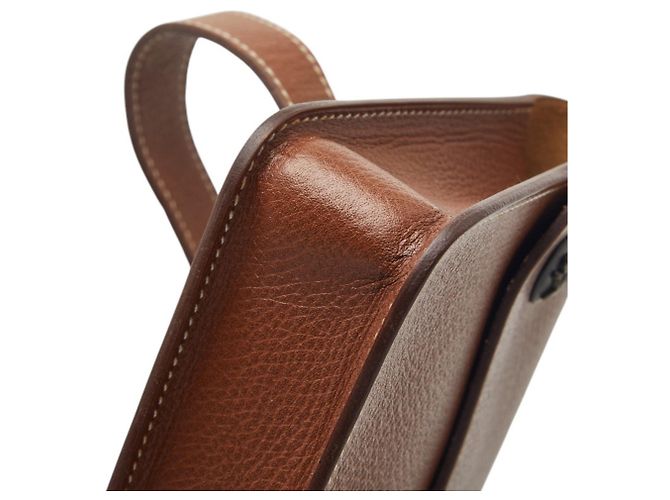 Trim Pochette Fanny Pack Verde Hermès Marrone - vista 7