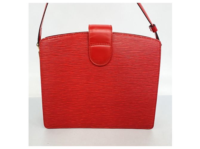 Borsa a Spalla Capucines Epi Louis Vuitton Rosso - vista 10