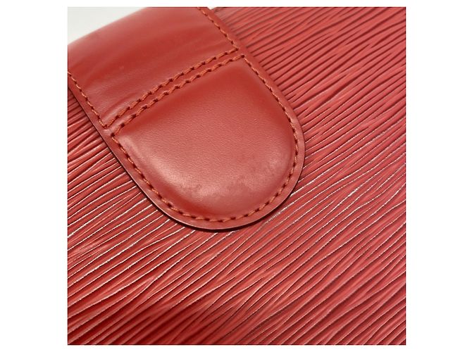 Borsa a Spalla Capucines Epi Louis Vuitton Rosso - vista 8