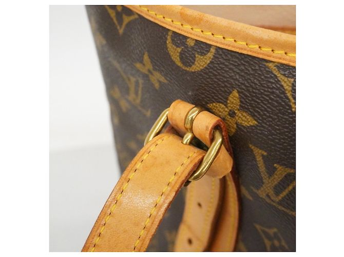 Bolsa Tote Monogram Bucket GM da Louis Vuitton Marrom - vista 12