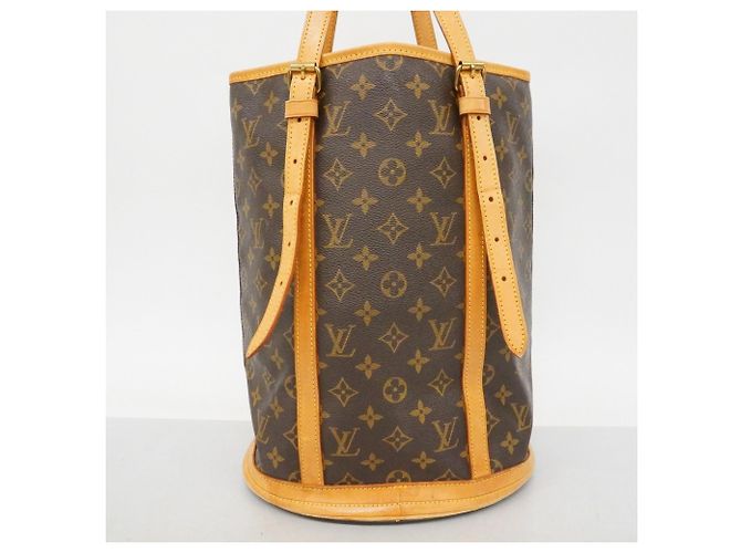 Bolsa Tote Monogram Bucket GM da Louis Vuitton Marrom - vista 13