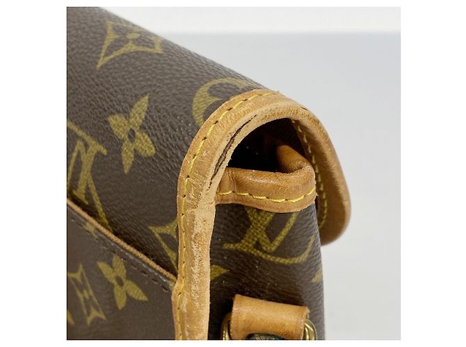 Borsa a Spalla Gibeciere PM Monogramma Louis Vuitton Marrone - vista 6