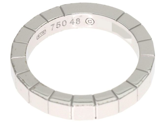 Anello Cartier Lanieres in Oro Bianco - vista 4