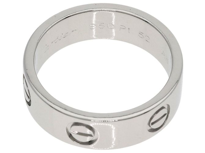 Anello Cartier Love in Platino - vista 4