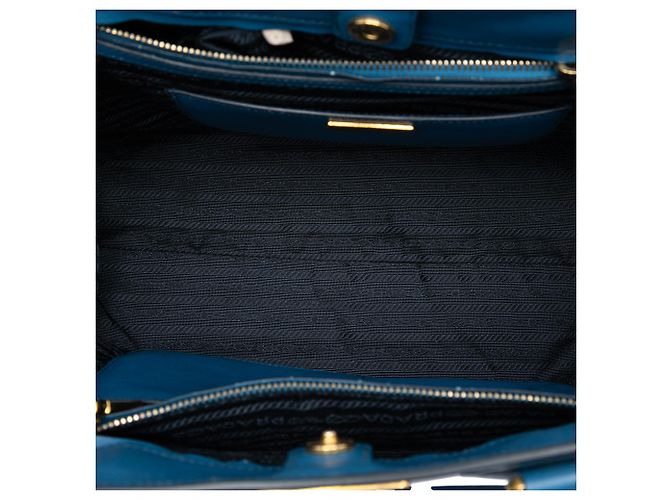 Prada Bicolor Blau Saffiano Lux Tote - Ansicht 4