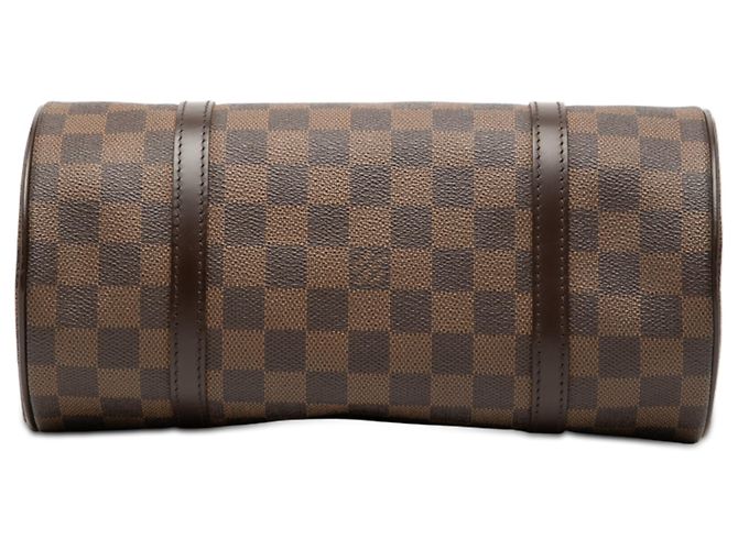 Louis Vuitton Papillon 26 in Damier Ébène marrone - vista 3