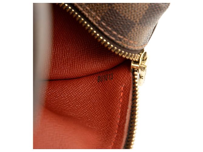 Louis Vuitton Papillon 26 in Damier Ébène marrone - vista 6