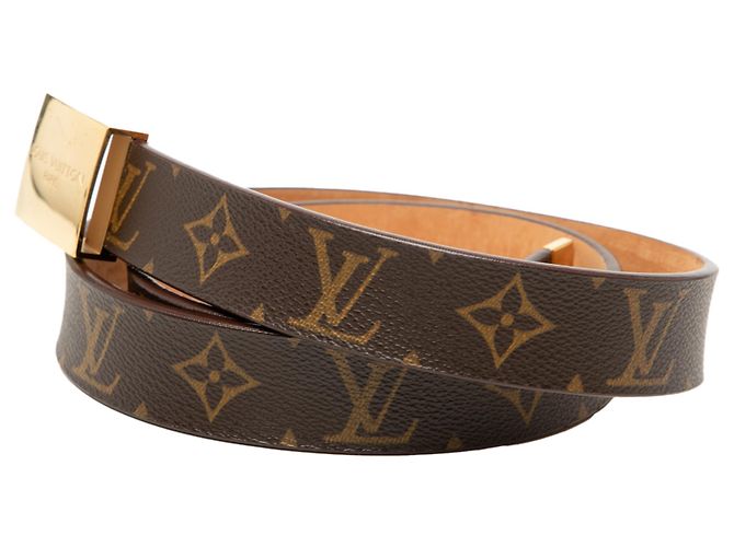Cintura Louis Vuitton Monogram Marrone - vista 2