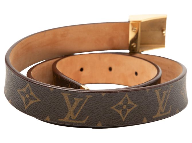Cintura Louis Vuitton Monogram Marrone - vista 3