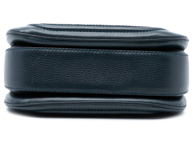 Borsa a mano media Guccissima blu New Bamboo di Gucci Blu navy - vista 3