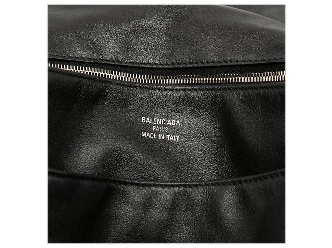 Borsa a Spalla Modu in Pelle Nera Media di Balenciaga Nero - vista 5