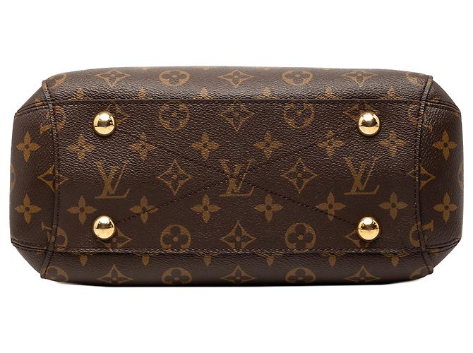 Bolso Montaigne BB Monograma con asa trenzada marrón Louis Vuitton Castaño - vista 3