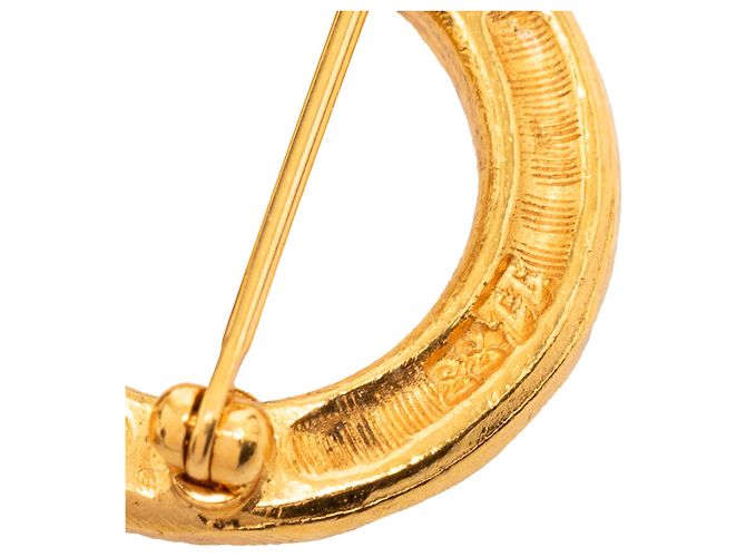 Spilla Tag Rue Cambon Placcata Oro Chanel D'oro - vista 3