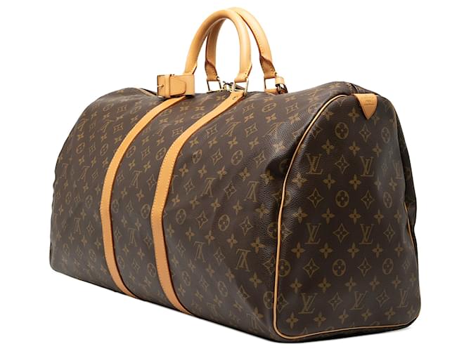 Louis Vuitton Keepall 55 Monogram Marrone - vista 2
