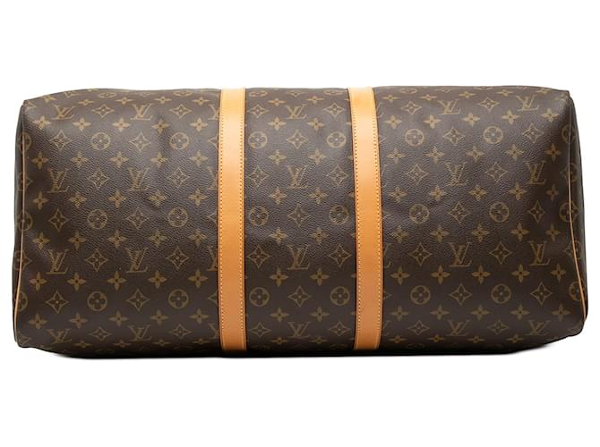 Louis Vuitton Keepall 55 Monogram Marrone - vista 3
