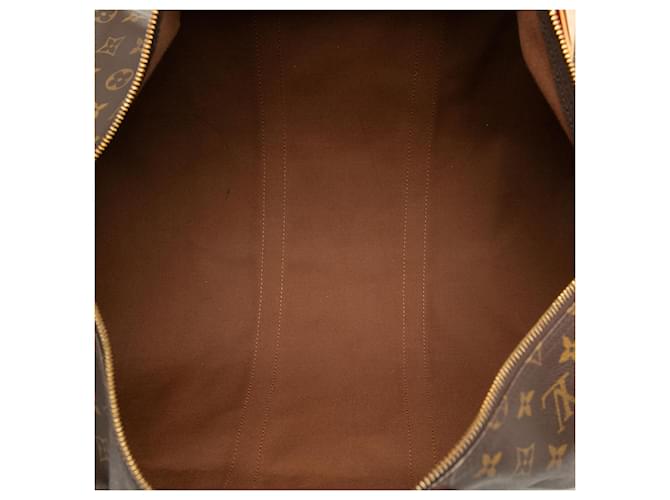 Louis Vuitton Keepall 55 Monogram Marrone - vista 4
