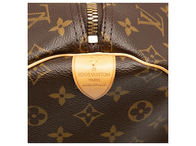 Louis Vuitton Keepall 55 Monogram Marrone - vista 5