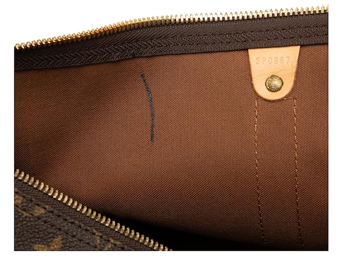 Louis Vuitton Keepall 55 Monogram Marrone - vista 7