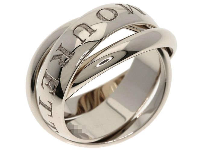 Anello in oro bianco 18K Cartier Trinity - vista 2