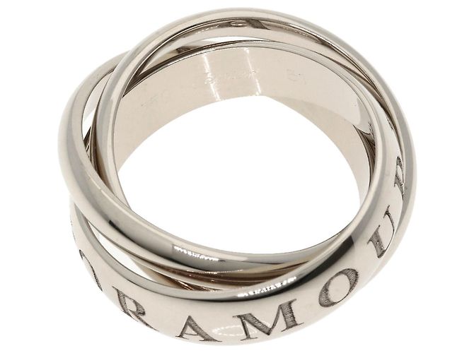 Anello in oro bianco 18K Cartier Trinity - vista 3