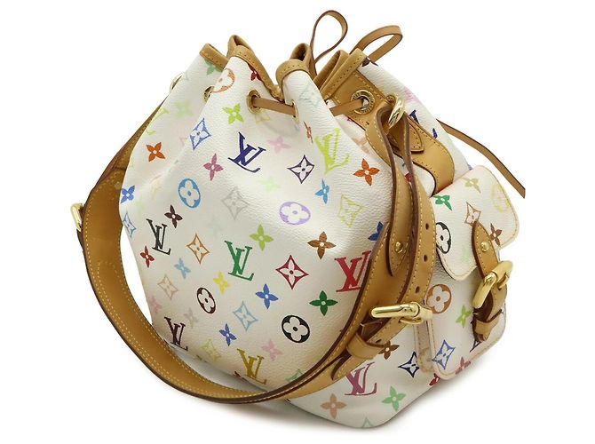 Noe Louis Vuitton Monogram Multicolor Petit Noé Schultertasche Weiß Mehrfarben Monogramm - Ansicht 3