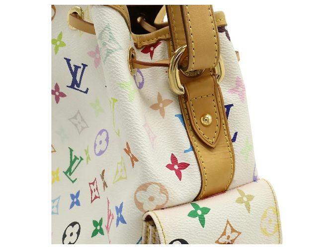 Noe Louis Vuitton Monogram Multicolor Petit Noé Schultertasche Weiß Mehrfarben Monogramm - Ansicht 7