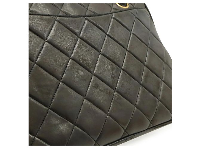 Chanel Coco Mark Matelassé Tote Bag Schwarz - Ansicht 10