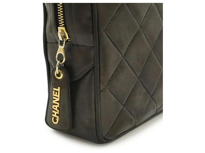 Chanel Coco Mark Matelassé Tote Bag Schwarz - Ansicht 7