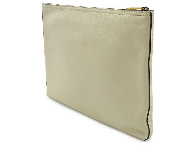 GUCCI Pochette Media con Stampa Gucci Bianco Rosso Verde Crudo - vista 3