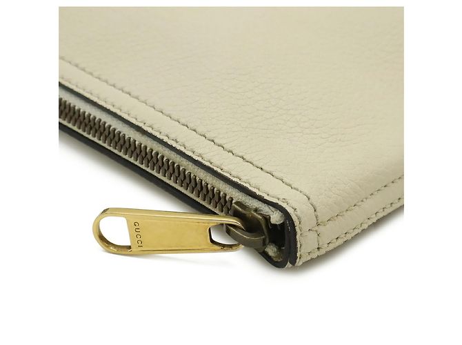 GUCCI Pochette Media con Stampa Gucci Bianco Rosso Verde Crudo - vista 5