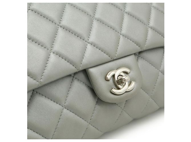 Borsa a Spalla Chanel Matelassé Coco Mark con Catena Argento - vista 10