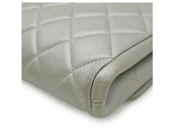 Borsa a Spalla Chanel Matelassé Coco Mark con Catena Argento - vista 4