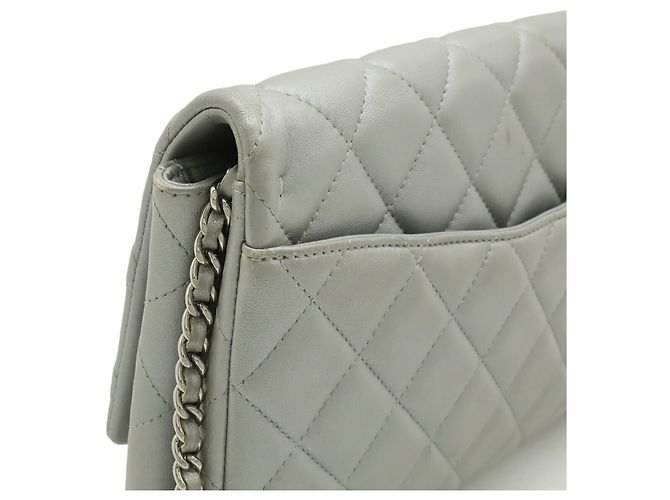 Borsa a Spalla Chanel Matelassé Coco Mark con Catena Argento - vista 5