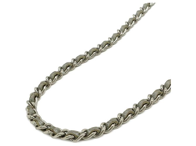Borsa a Spalla Chanel Matelassé Coco Mark con Catena Argento - vista 6