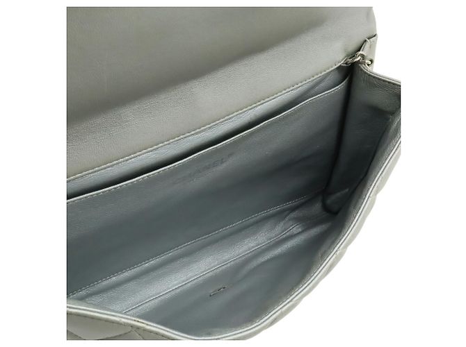 Borsa a Spalla Chanel Matelassé Coco Mark con Catena Argento - vista 7